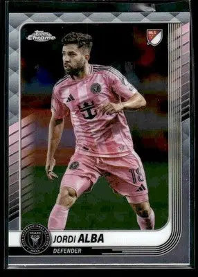 2025 Topps Chrome MLS Jordi Alba #41 Inter Miami CF - Soccer Card Single