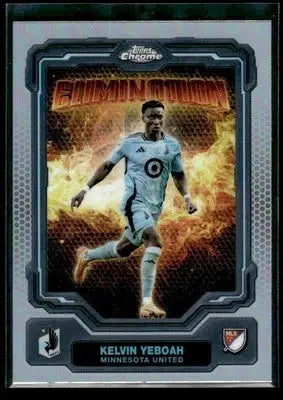 2025 Topps Chrome MLS Kelvin Yeboah #EL-16 Elimination Minnesota United FC - Soccer Card Single