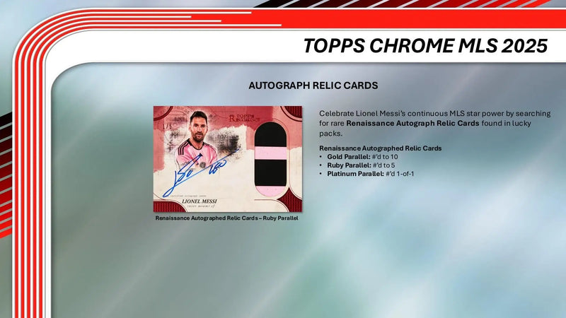2025 Topps Chrome MLS Major League Soccer Value Box - Sports Cards - Soccer Sealed