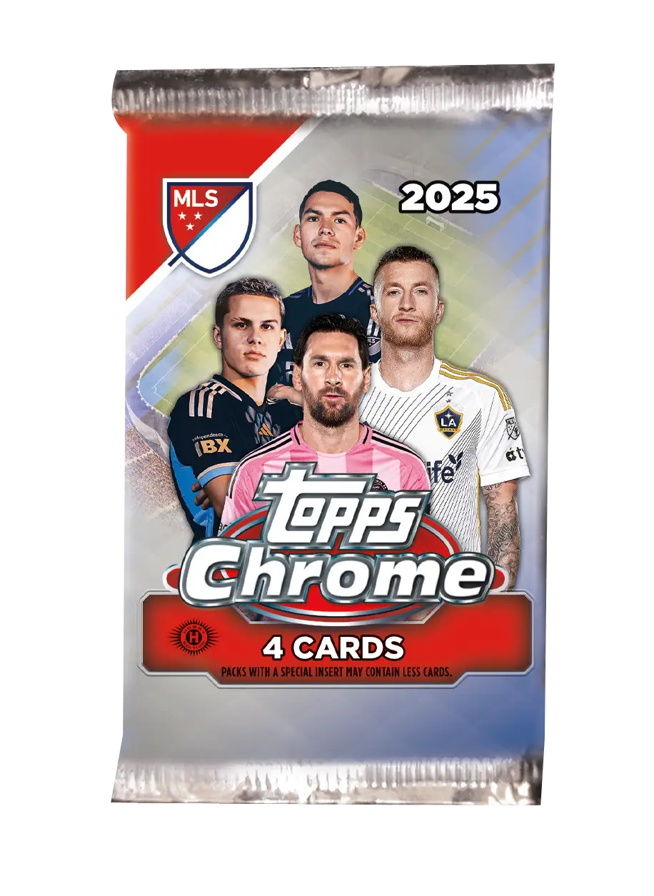 2025 Topps Chrome MLS Major League Soccer Value Box - Sports Cards - Soccer Sealed