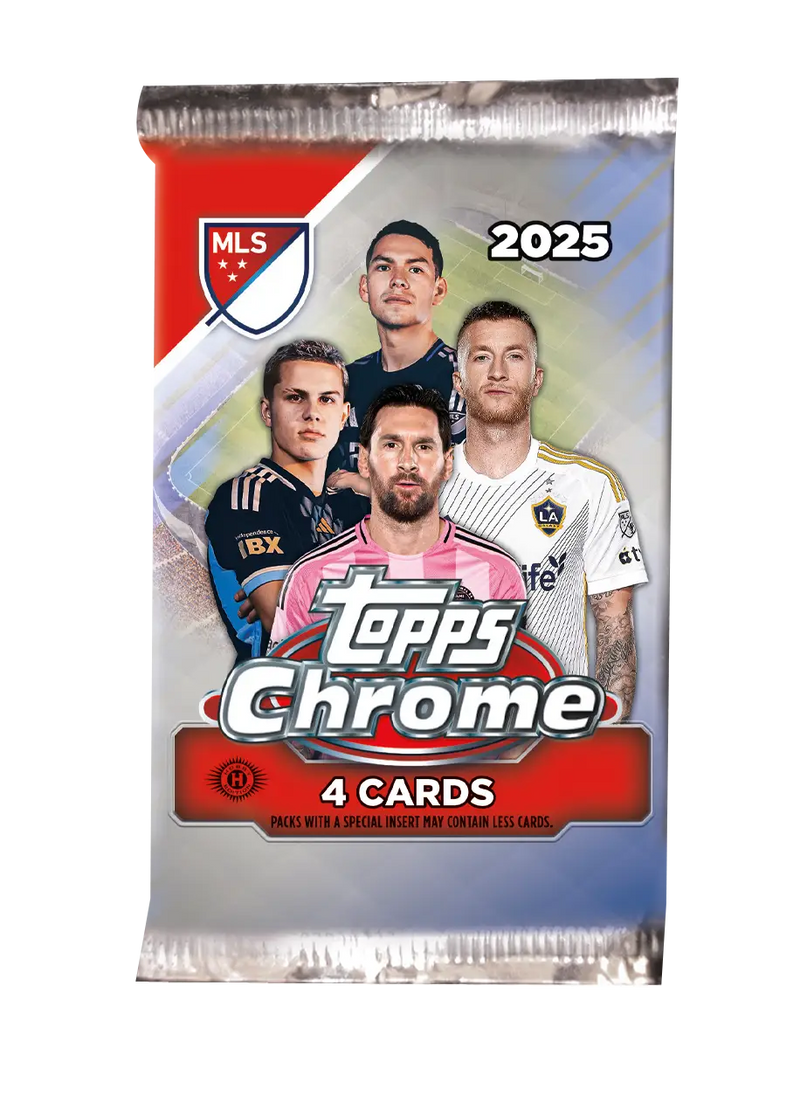 2025 Topps Chrome MLS Major League Soccer Value Box - Sports Cards - Soccer Sealed