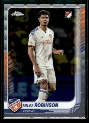 2025 Topps Chrome MLS Miles Robinson #173 FC Cincinnati - Soccer Card Single