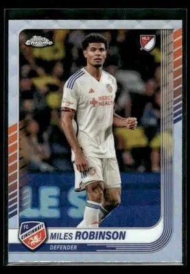 2025 Topps Chrome MLS Miles Robinson #173 Refractor FC Cincinnati - Soccer Card Single