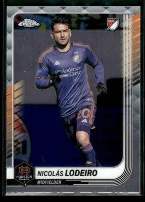 2025 Topps Chrome MLS Nicolás Lodeiro #55 Houston Dynamo - Soccer Card Single