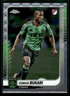 2025 Topps Chrome MLS Osman Bukari #138 Austin FC - Soccer Card Single