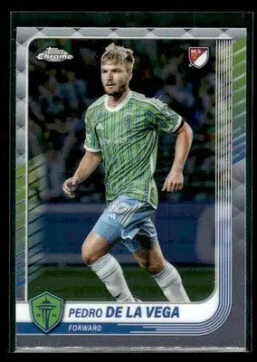 2025 Topps Chrome MLS Pedro de la Vega #166 Seattle Sounders FC - Soccer Card Single