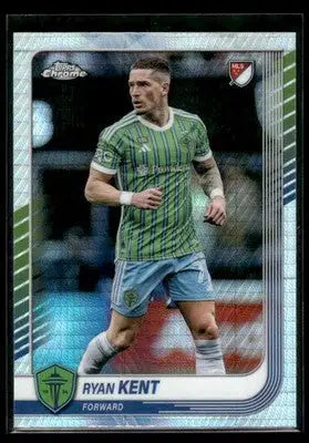 2025 Topps Chrome MLS Ryan Kent #22 Prism Refractor Seattle Sounders FC - Soccer Card Single
