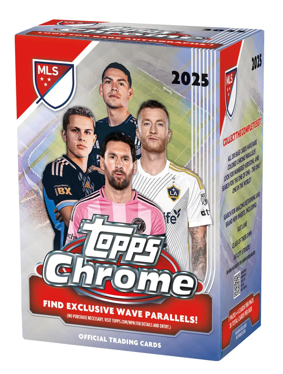 2025 Topps Chrome MLS Soccer Blaster Box - Soccer Card Box