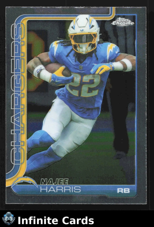 2025 Topps Chrome NAJEE HARRIS #161 Los Angeles Chargers - Football Card Single