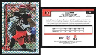 2025 Topps Chrome NOAH FANT #274 X-Fractor Cincinnati Bengals - Football Card Single