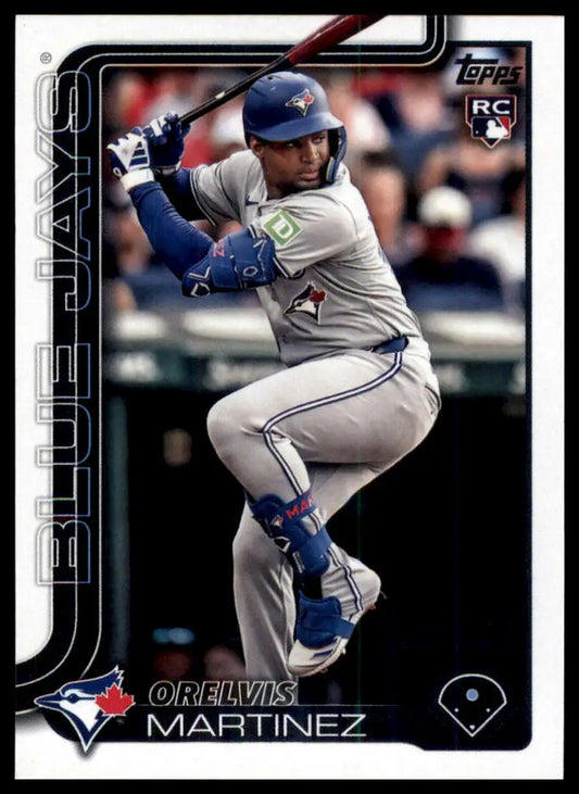 2025 Topps Chrome Orelvis Martinez RC 105 Toronto Blue Jays NM - Baseball Card Single