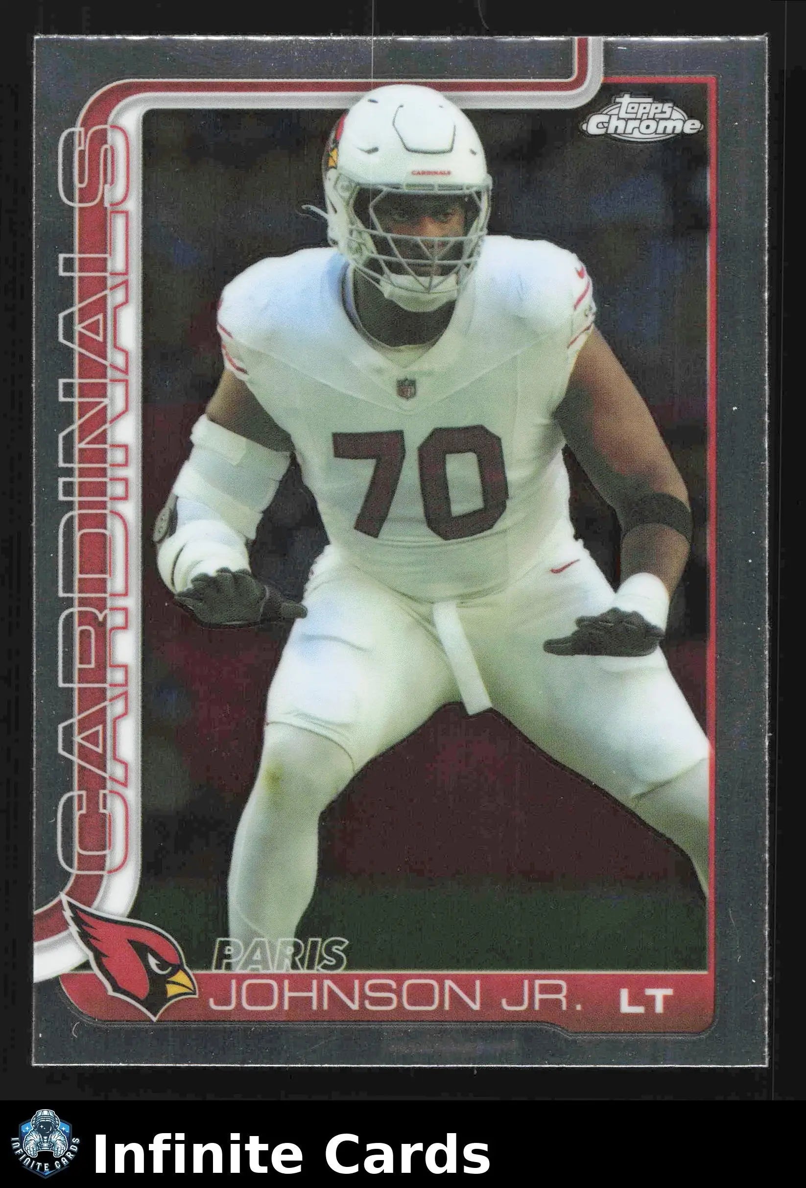 2025 Topps Chrome PARIS JOHNSON JR. #3 Chrome Arizona Cardinals - Football Card Single