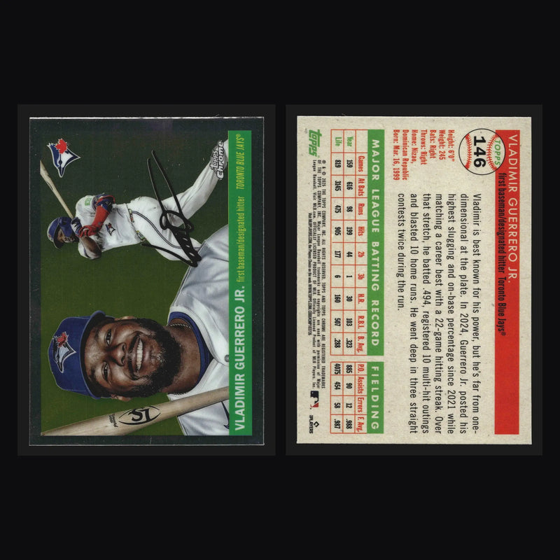 2025 Topps Chrome Platinum #146 Vladimir Guerrero Jr Blue Jays