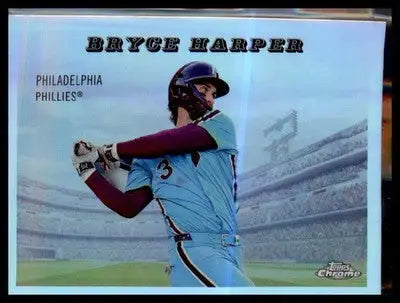 2025 Topps Chrome Platinum 1955 Topps Rails and Sails #55RS-20 Bryce Harper - Baseball Card Single