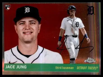 2025 Topps Chrome Platinum #257 Jace Jung RC RC