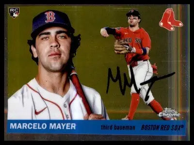 2025 Topps Chrome Platinum #267 Marcelo Mayer RC RC - Baseball Card Single