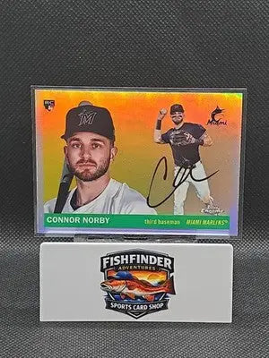 2025 Topps Chrome Platinum #321 Connor Norby Refractor - Baseball Card Single