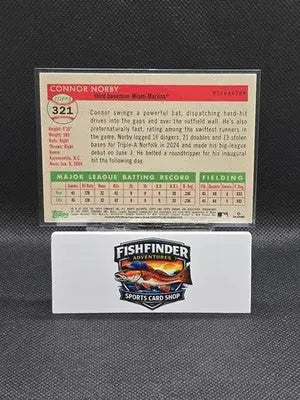2025 Topps Chrome Platinum #321 Connor Norby Refractor - Baseball Card Single