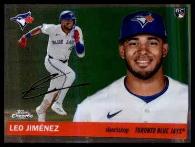 2025 Topps Chrome Platinum #327 Leo Jiménez RC RC