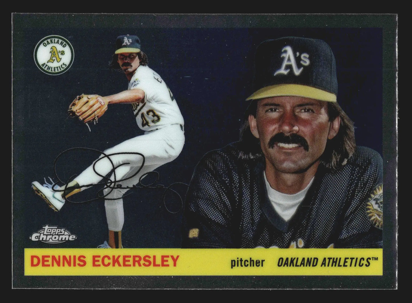 2025 Topps Chrome Platinum #382 Dennis Eckersley Athletics HOF - Baseball Card Single