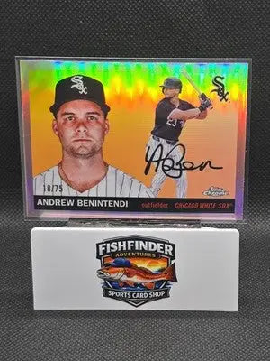 2025 Topps Chrome Platinum Andrew Benintendi #98 Rose Gold Refractor /75
