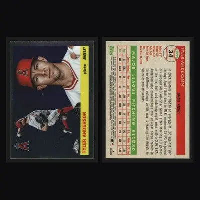 2025 Topps Chrome Platinum Anniversary #34 Tyler Anderson Angels - Baseball Card Single