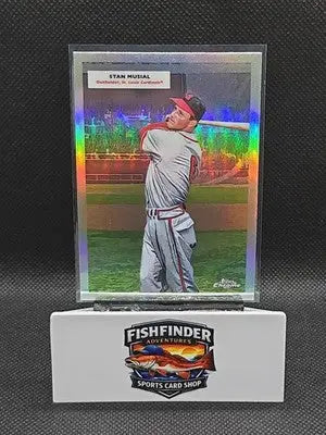 2025 Topps Chrome Platinum Anniversary- #55DH-6 Musial / Pujols - Baseball Card Single