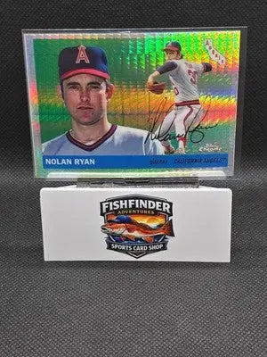2025 Topps Chrome Platinum Nolan Ryan #398 Prism Refractor California Angels - Baseball Card Single