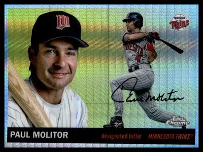 2025 Topps Chrome Platinum Prism Refractors #433 Paul Molitor