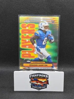 2025 Topps Chrome - Power Players Omarion Hampton #PP-17 (RC) - Football Card Single