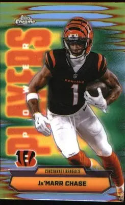2025 Topps Chrome Power Players Refractor #PP-21 Ja’Marr Chase - Football Card Single