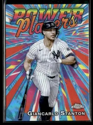 2025 Topps Chrome #PP-13 Giancarlo Stanton Power Players - Baseball Card Single