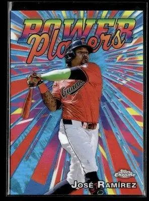 2025 Topps Chrome #PP-14 José Ramírez Power Players - Baseball Card Single