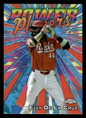 2025 Topps Chrome #PP-16 Elly De La Cruz Power Players - Baseball Card Single
