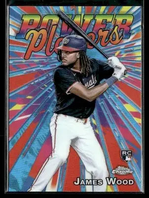 2025 Topps Chrome #PP-19 James Wood Power Players - Baseball Card Single