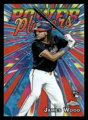 2025 Topps Chrome #PP-19 James Wood Power Players - Baseball Card Single