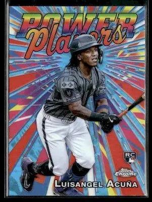 2025 Topps Chrome #PP-24 Luisangel Acuña Power Players - Baseball Card Single