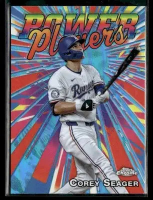 2025 Topps Chrome #PP-8 Corey Seager Power Players - Baseball Card Single