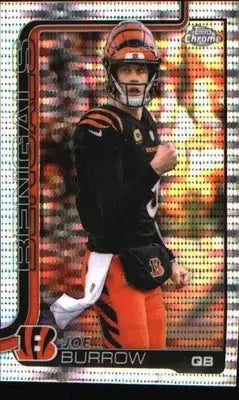 2025 Topps Chrome Pulsar Refractor #61 Joe Burrow - Football Card Single