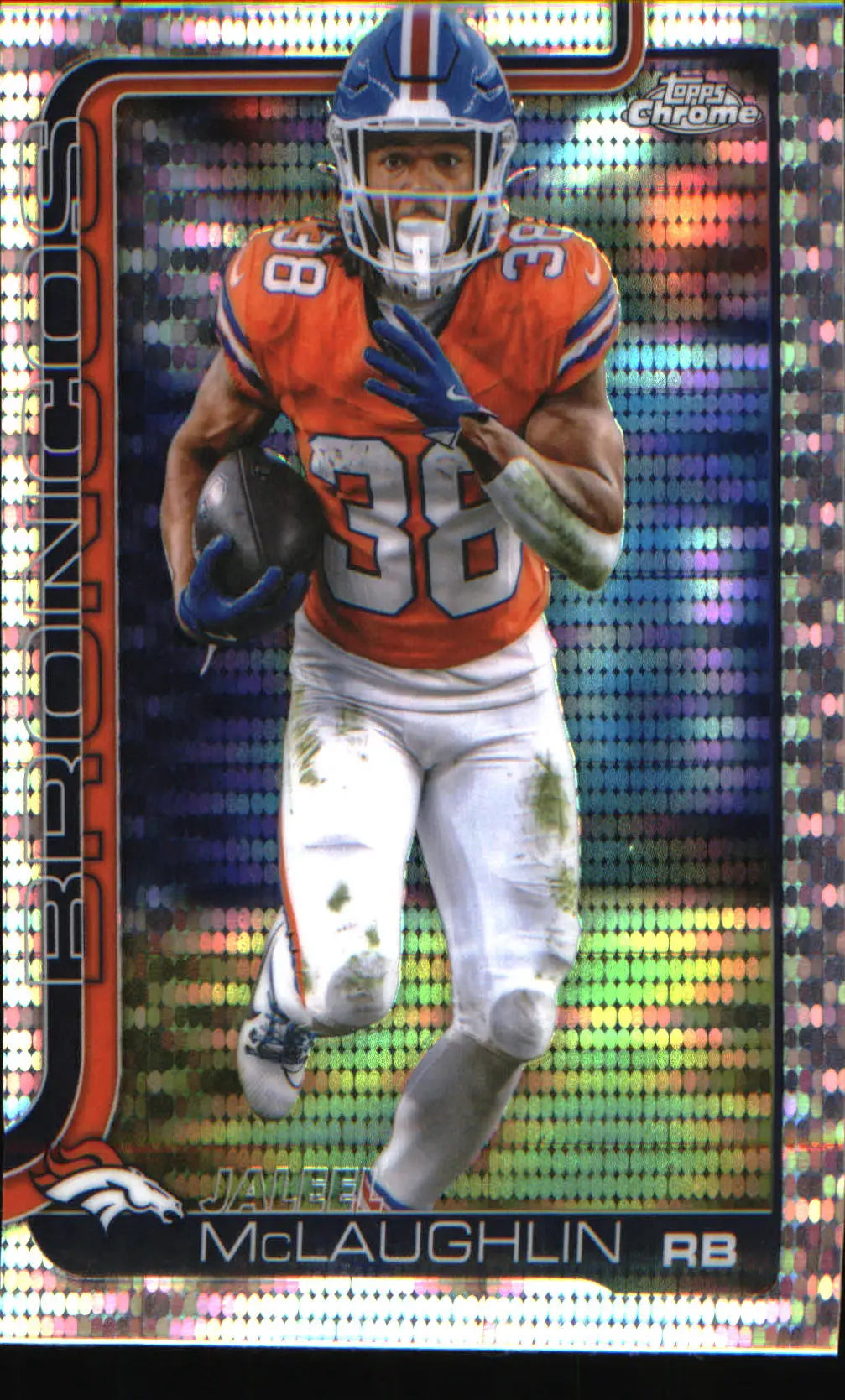 2025 Topps Chrome Pulsar Refractor #90 Jaleel McLaughlin