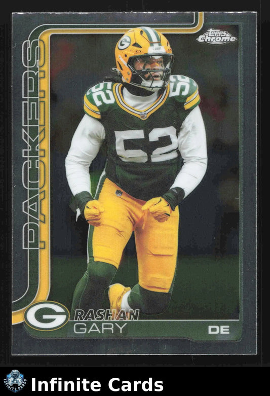 2025 Topps Chrome RASHAN GARY #111 Green Bay Packers - Football Card Single