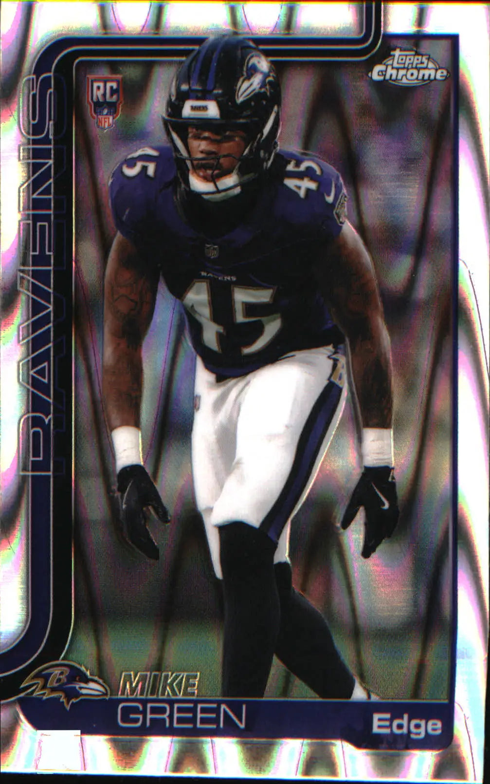 2025 Topps Chrome Ray Wave Refractor #376 Mike Green Rookie Rookie