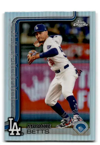 2025 topps Chrome Refractor #50 Mookie Betts NM-MT Dodgers ID:79420 - Baseball Card Single