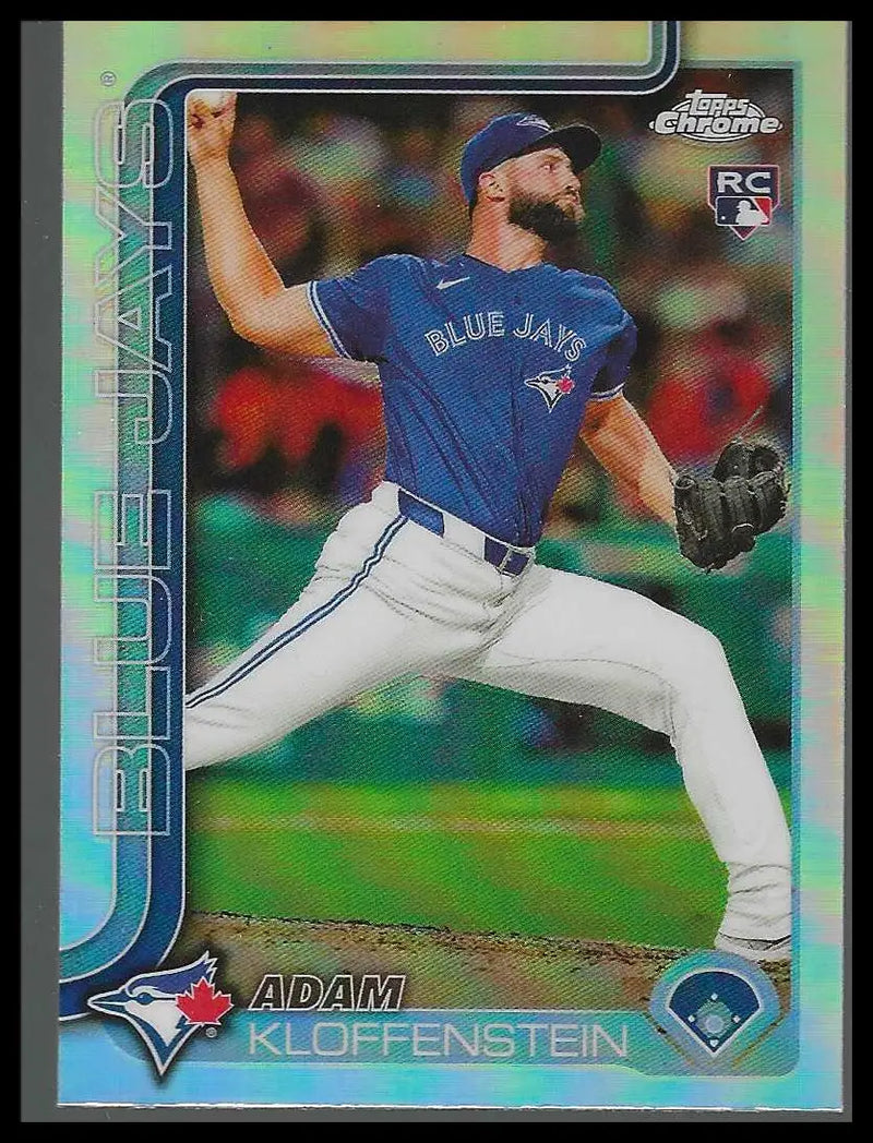 2025 Topps Chrome Refractors #47 Adam Kloffenstein Rookie - Baseball Card Single