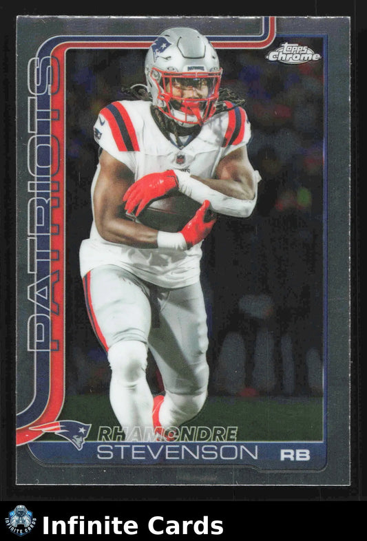 2025 Topps Chrome RHAMONDRE STEVENSON #210 New England Patriots - Football Card Single