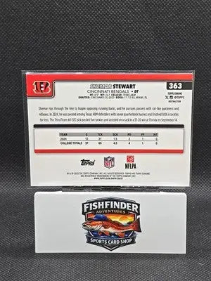 2025 Topps Chrome Rookie Refractor Shemar Stewart #363 Bengals - Football Card Single