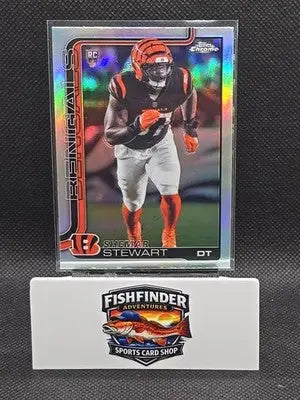 2025 Topps Chrome Rookie Refractor Shemar Stewart #363 Bengals - Football Card Single