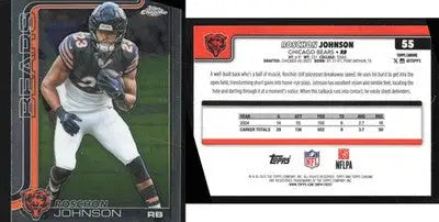 2025 Topps Chrome ROSCHON JOHNSON #55 Chrome Chicago Bears - Football Card Single
