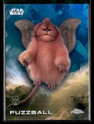2025 Topps Chrome Sapphire Edition Star Wars #117 Fuzzball Debut - Trading Card