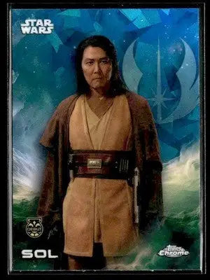 2025 Topps Chrome Sapphire Edition Star Wars #171 Sol Debut - Trading Card